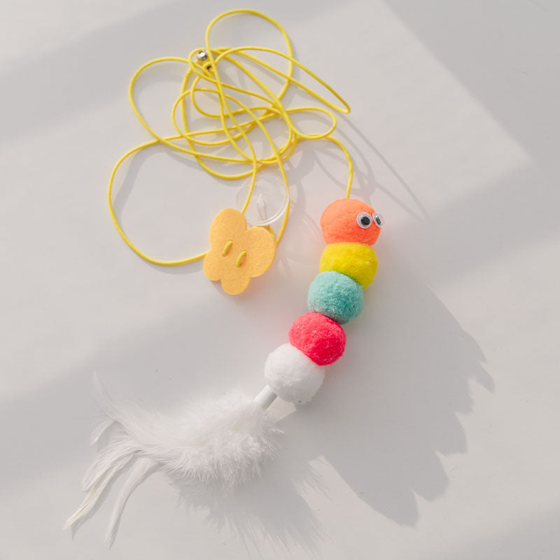 Interactive cat teaser toy — caterpillar set options