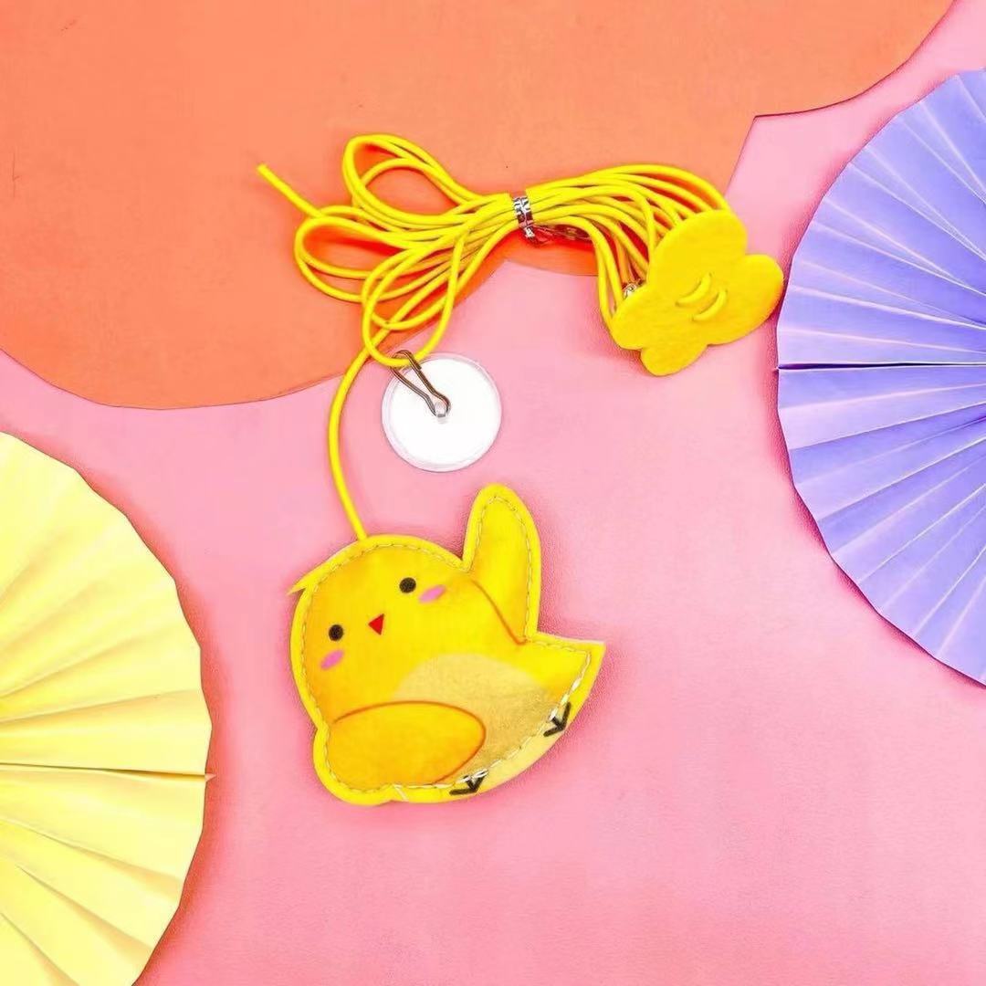 Cat caterpillar teaser toy — interactive wand with crinkle segments