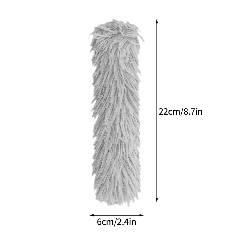 Plush cat chew toy — size reference