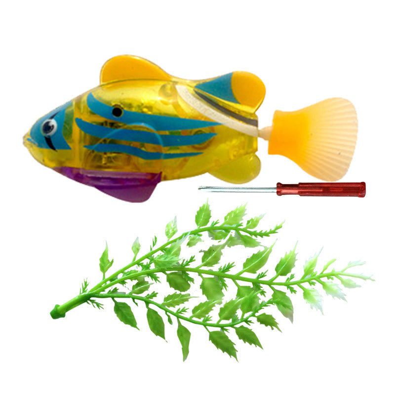 Rechargeable fish cat toy — battery-free, USB charging